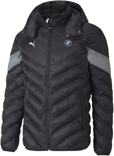 Vista 3 de PUMA Chaqueta de plumón Bmw Motorsport Mcs Ecolite con cremallera completa para hombre chaquetas de abrigo casual color negro Negro