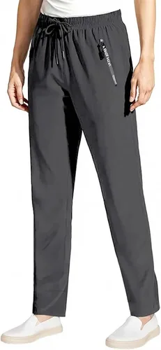 Vista 9 de Pantalones casuales de seda de hielo ultra elásticos para mujer de más de 50 años