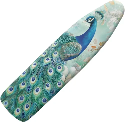 Vista 41 de Funda floral a prueba de arañazos para tablas de planchar de tamaño estándar, reflectante, con 3 ganchos y bucles para decoración de tablas de 15 x
