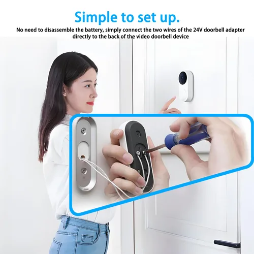 Vista 5 de LIANSUM Adaptador de cable transformador C de 24 V para termostato y todas las versiones de timbre de timbre, compatible con Nest 1st/2nd, Ecobee