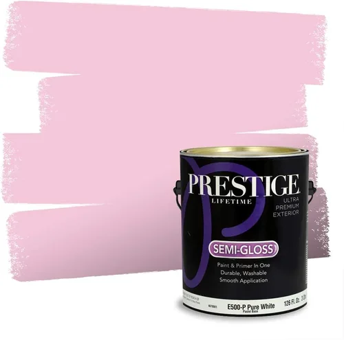Vista 264 de Prestige Paints Pintura exterior e imprimación en uno, 1 galón, plano, coincidencia comparable de Valspar* Amber Rose*