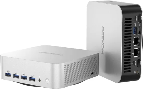 Vista 19 de GEEKOM Mini PC IT13 Max, Ultra 9 185H, 24 GB de RAM, 500 GB SSD Negro