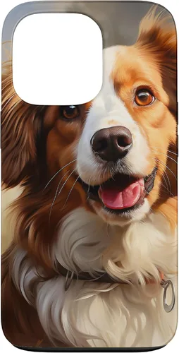 Vista 10 de iPhone 16 Kooikerhondje Portrait Colour Artwork Case
