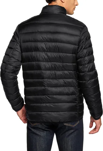 Vista 2 de TSLA - Chaqueta acolchada, ligera y plegable para hombre, ideal para invierno, impermeable