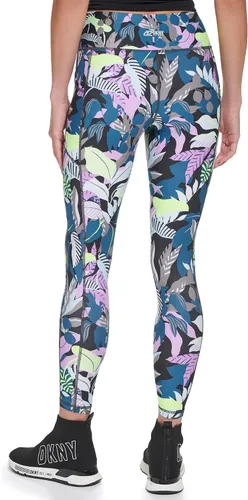 Vista 3 de DKNY Women's Tight Printed High Waist Performance Leggings