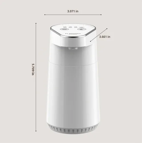 Vista 4 de Bomba inteligente de botella de agua de 4 modos - Flujo rápido de 3 l/min, recargable por USB de 1200 mAh, volumen preestablecido y control