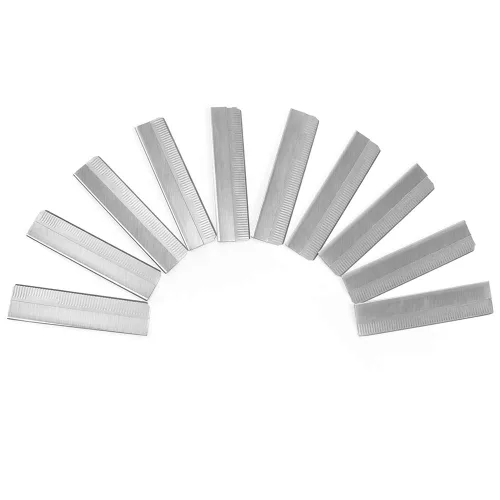 Vista 2 de 50 cuchillas de afeitar de un solo filo, repuestos de cuchillas de afeitar rectas de acero inoxidable, cuchillas de pelo facial para mujeres