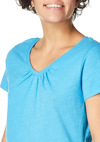 Vista 5 de Hanes Shirred camiseta cuello en V para mujer