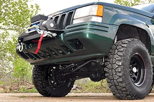 Vista 2 de Placa de Montaje para Winch de Rough Country para Jeep Grand Cherokee ZJ 1993-1998 - 1049, Negro