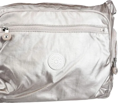 Vista 4 de Kipling Bolso cruzado Gabbie para mujer bolso ligero para el día bolso casual de nailon Brillo metálico talla única Gabbie - Bolso cruzado ligero