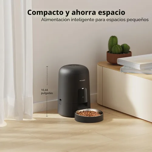 Vista 9 de PETLIBRO AIR - Comedero automático para gatos, recargable con Wi-Fi, dispensador de comida para gatos, funciona con pilas con vida útil de 30 días