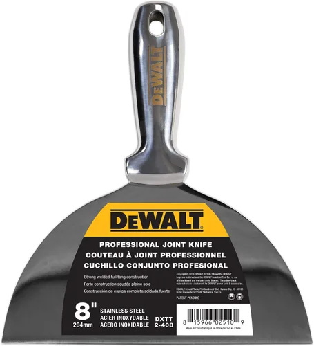 Vista 13 de DEWALT - Cuchillo para masilla de 1.5" de acero inoxidable total Hoja de masilla de metal pulido premium de una pieza 2-401
