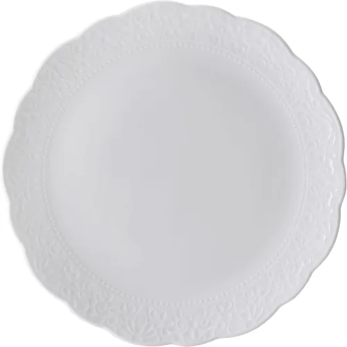 Vista 7 de Mikasa Abigail Bone China - Juego de vajilla ligera de 12 piezas resistente a las astillas, servicio para 4, color blanco