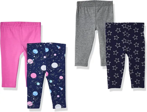 Vista 15 de Hudson Baby - Pantalones y leggings unisex de algodón para bebé 2-Rosa Negro