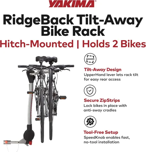 Vista 3 de Yakima Products RidgeBack Soporte para Transporte de Bicicletas en Enganche
