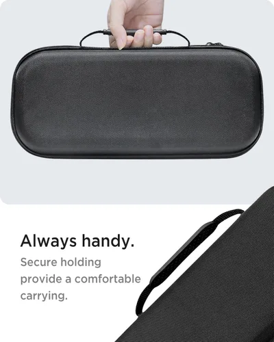 Vista 7 de Miimall Compatible with PlayStation Portal Travel Case, PS Portal Carrying Case PU + EVA Shockproof Anti Scratch Hard Travel Carrying Case Travel