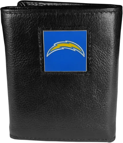Vista 6 de Siskiyou Sports Men's Deluxe Leather Tri-fold Wallet Packaged in Gift Box