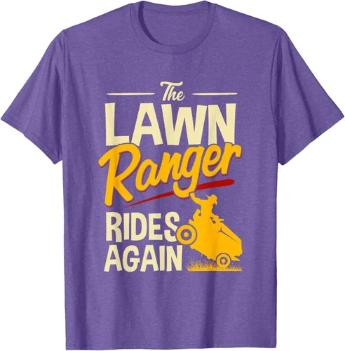 Vista 11 de The Lawn Ranger Rides Again - Camiseta de corte de césped Azul Marino