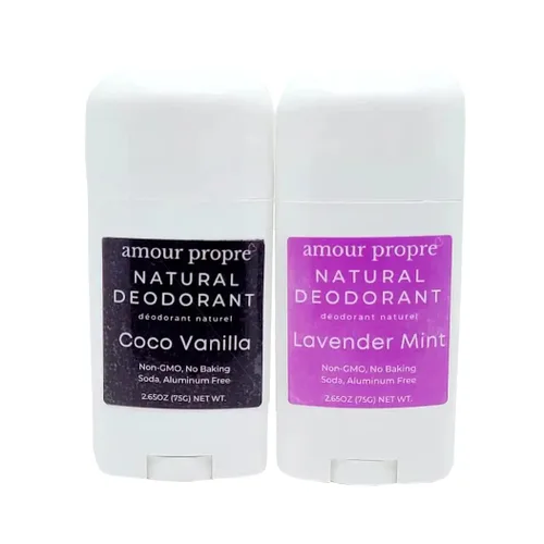 Vista 7 de Desodorante natural Sin almidón de maíz para pieles sensibles (vainilla de coco)