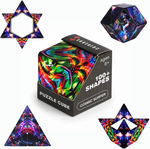 Vista 11 de Shashibo DODECA - Cubo magnético de rompecabezas, juguete para aliviar