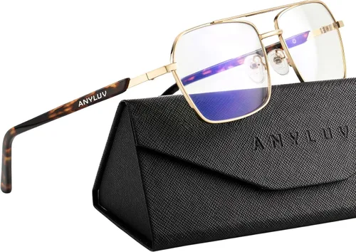 Vista 18 de ANYLUV Blue Light Glasses Men/Women, Blue Light Blocking Glasses, Computer Screen Blocker Eyes Protection Glasses