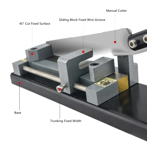 Vista 3 de El cortador manual del conducto del cableado del PVC, dispositivo especial del corte del electricista PE de la manguera plástica del tubo Scissor