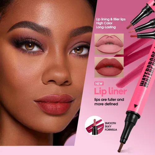 Vista 6 de Lápiz labial mate de larga duración para maquillaje de mujer 02