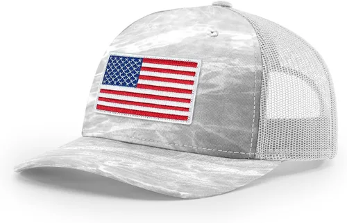 Vista 4 de Joe's USA Richardson 112 - Gorras de camionero con parche gráfico personalizado - Gorras estructuradas de cinco y seis paneles Richardson Premium