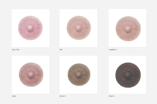 Vista 3 de Tatuaje de areola temporal (mediano, muy justo)