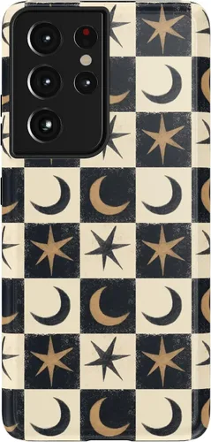 Vista 394 de Casely Funda para Galaxy S9 Postura de cadáver Yoga de esqueleto Diseño protector delgado esencial de doble capa