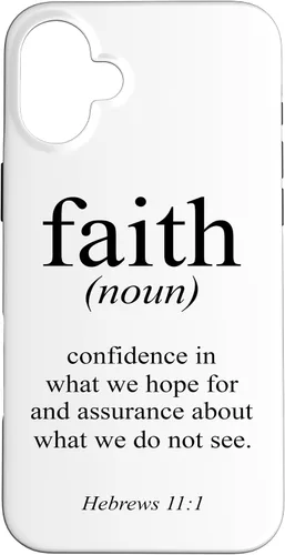 Vista 23 de Religious Jesus Christian Faith Definition Hebrews 11:1 Case for iPhone 17