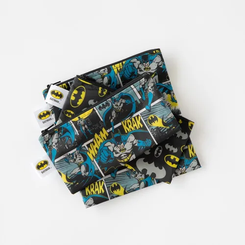 Vista 4 de Bumkins - Bolsas reutilizables para snacks, para almuerzo escolar de niños y porciones para adultos, tela lavable, bolsa con cierre de tela
