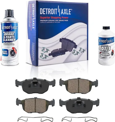 Vista 38 de Detroit Axle - Pastillas de freno traseras para Toyota Prius 2012-2015 Prius Plug-In 2017-2018 Corolla iM 2016 Sion iM 2011-2017 Lexus CT200h