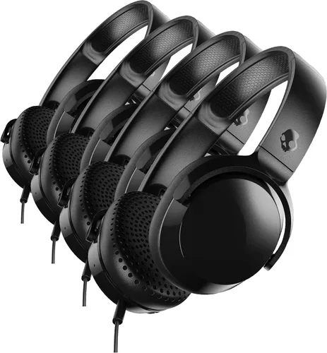 Vista 8 de Skullcandy Riff - Auriculares supraaurales con cable, convenientes para viajar con conector AUX de 3.5mm, micrófono incorporado, diseño plegable