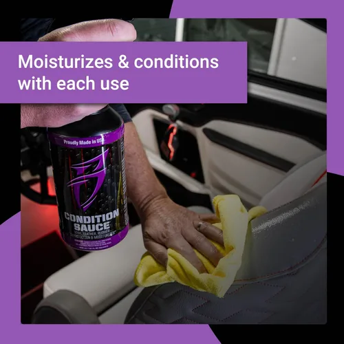 Vista 8 de Boat Bling - Productos prémium para detallar, para interiores y exteriores UV-blocking interior moisturizer helps prevent fading, cracking and