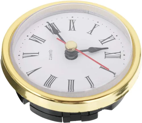 Vista 2 de Reloj clásico Craft Movimiento de cuarzo 2-1/2 (2.559 in) Relojes redondos Cabeza Insertar Número romano
