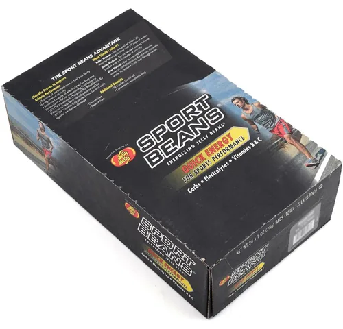 Vista 3 de Jelly Belly Extreme Sport Beans, gomitas con cafeína, sabor a cereza, paquete de 24, 1 onza cada uno