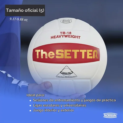 Vista 3 de Tachikara Tb-18 The Setter Pelota de entrenamiento con peso para voleibol
