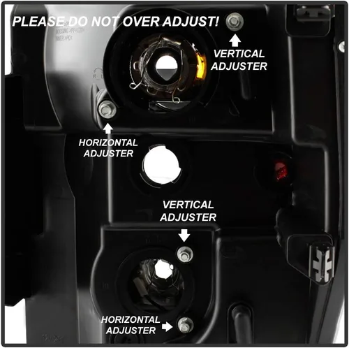 Vista 7 de ACANII - Para negro 2008 2009 2010 Ford F250 F350 Superduty Pickup LED tubo proyector faros faros Set izquierdo+derecho