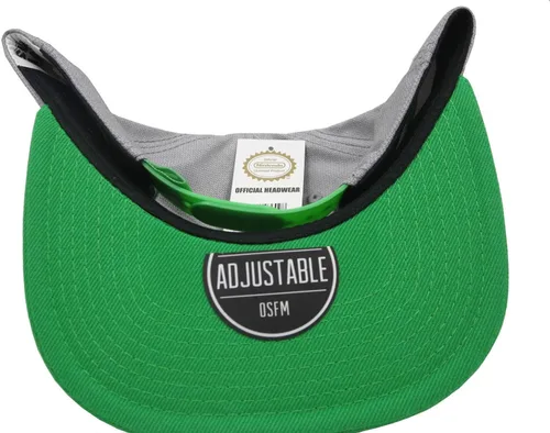 Vista 4 de BIOWORLD Nintendo Super Mario Bros - Gorra Snapback con logotipo de goma Luigi