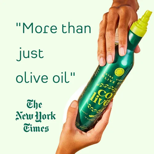Vista 2 de Colive Aceite de oliva virgen extra 16,9 fl oz (16.9 fl oz) Extracto en frío Sabor brillante y fresco De granjas familiares en Chipre