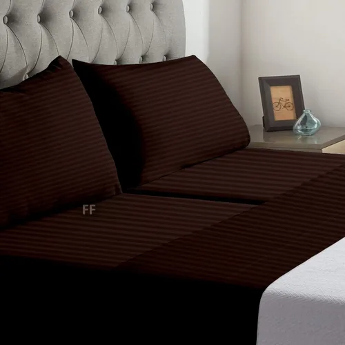 Vista 26 de Juego de sábanas para cama ajustable, tejido de satén suave, 400 hilos, 100% algodón egipcio, 5 piezas con 2 sábanas bajeras, juego de sábanas de 25