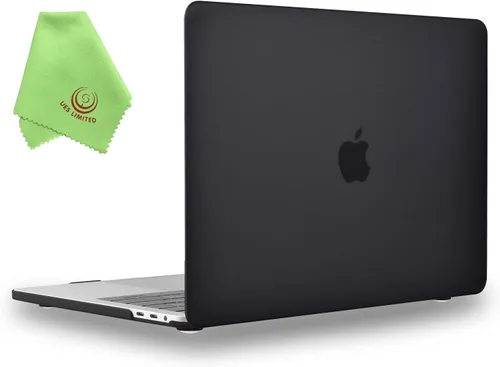 Vista 64 de UESWILL Funda de Carcasa Rígida Mate Compatible con MacBook Pro (Retina, 13 pulgadas, principios de 2015/2014/2013/finales de 2012), Modelo Negro