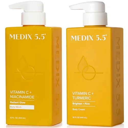 Vista 20 de MEDIX - Juego de 3 piezas para el cuidado de la piel antienvejecimiento Limpiador facial y corporal espumoso exfoliante con ácido glicólico AHA +