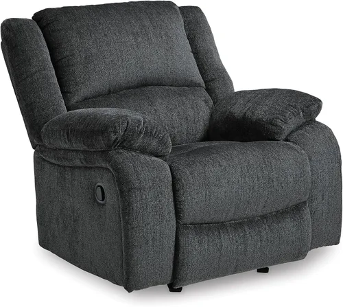 Vista 8 de Signature Design by Ashley - Sillón reclinable tapizado contemporáneo Draycoll - Ajustable - Gris oscuro