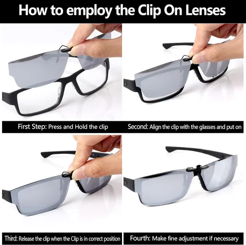 Vista 4 de Gafas de sol polarizadas CLIP-ON para Oakley Airdrop OX8046