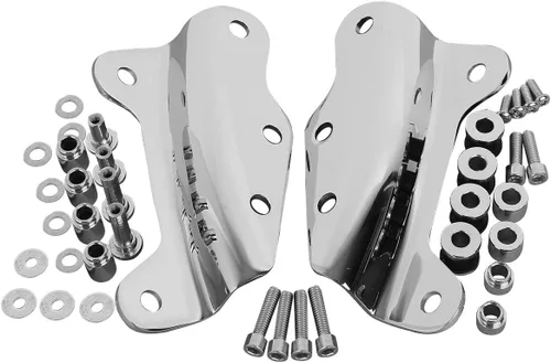 Vista 6 de Vivid Black Razor Tour - Kit de equipaje con almohadilla de respaldo pequeña para modelos Harley Davidson Touring 2009-2013 con kit de montaje