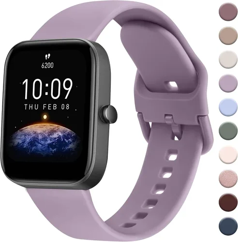 Vista 8 de Banda AK para Amazfit GTS 4 / GTS 4 Mini / GTS 3 / GTS 2 / GTS 2e / GTS 2 mini / GTS / GTR mini, correa deportiva de repuesto suave de 20 mm