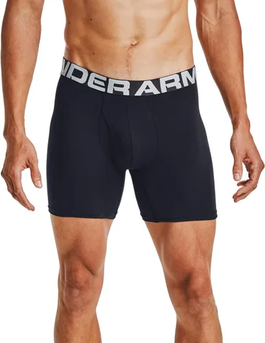 Vista 4 de Under Armour Boxerjock 6 Boxerjock de algodón cargado para hombre (3 unidades)