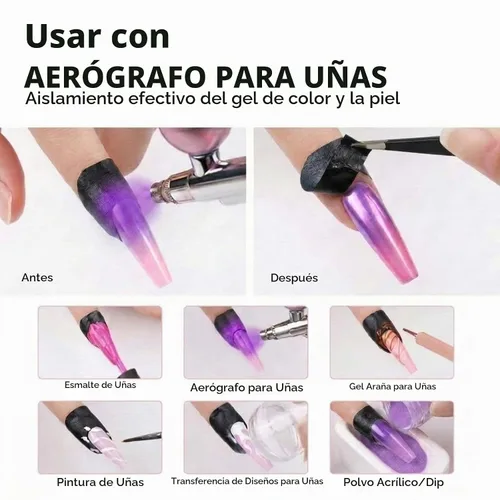 Vista 3 de Outus - Protector de esmalte de uñas en forma de U, 120